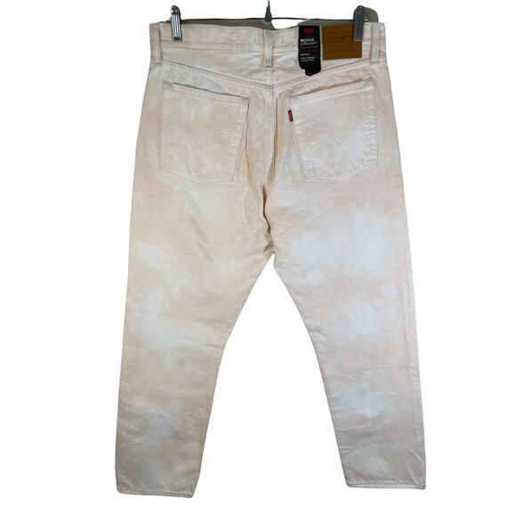 NWT Levi's Premium Women's Wedgie Straight Button Fly Jeans Peach Size 31x28 New - Picture 2 of 12